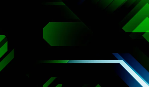 幾何学的背景ミニマルデザイン 技術レイアウトのデジタルイラスト 未来的なテンプレートの背景 カラフルで活気のある幾何学的な形状の層 クリエイティブコンセプト壁紙 — ストック写真