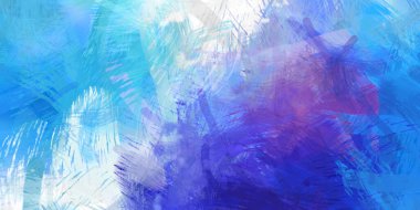 Soyut arkaplanda pürüzlü fırça darbeleri. Fırça boyası. Renkli boya darbeleri. Eşsiz duvar sanatı. Tuvaldeki modern sanat. Renkli çağdaş sanat eserleri.