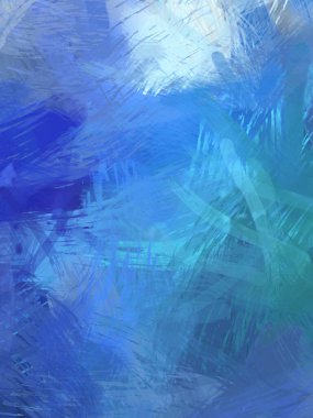 Soyut arkaplanda pürüzlü fırça darbeleri. Fırça boyası. Renkli boya darbeleri. Eşsiz duvar sanatı. Tuvaldeki modern sanat. Renkli çağdaş sanat eserleri.