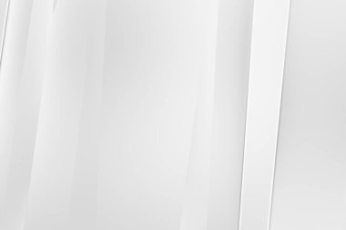 Soyut ışık fütüristik duvar kağıdı. Zarif, parlak çizgili arka plan. Geometrik katmanlı üç boyutlu beyaz arkaplan. Poster, broşür, sunum ve web sitesi için geometrik şablon tasarımı.