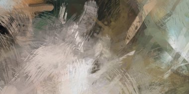 Soyut arkaplanda pürüzlü fırça darbeleri. Fırça boyası. Renkli boya darbeleri. Eşsiz duvar sanatı. Tuvaldeki modern sanat. Renkli çağdaş sanat eserleri.