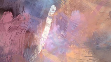 Soyut arkaplanda pürüzlü fırça darbeleri. Fırça boyası. Renkli boya darbeleri. Eşsiz duvar sanatı. Tuvaldeki modern sanat. Renkli çağdaş sanat eserleri.