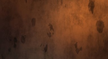 Gotik bir duvarda sıkıntılı ve kirli desenler var. Lekeli renkli hasarlı şablon. Tasarımınız için doku ve elementler. Pis duvar kâğıdı. Grunge arkaplanı.