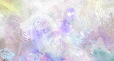 Soyut arkaplanda pürüzlü fırça darbeleri. Fırça boyası. Renkli boya darbeleri. Eşsiz duvar sanatı. Tuvaldeki modern sanat. Renkli çağdaş sanat eserleri.