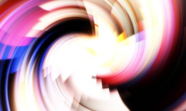 Dönen Işık gösterisi arka planı. Canlı renklerle donatılmış ruhani enerji girdabı. Renkli canlı hareket çizimi. Tanıtım geçmişi. Kutlama grafiği.