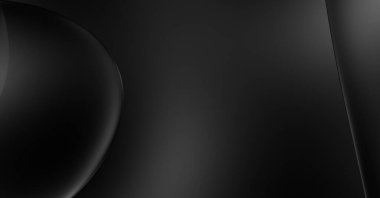 Web sitesi, poster, marka kimliği, broşür, sunum şablonu için lüks koyu bir arka plan. Dalgalı şekilli kaliteli tasarım. Dalgalanmalı soyut arkaplan. Pankart veya kapak tasarımı için dekorasyon.