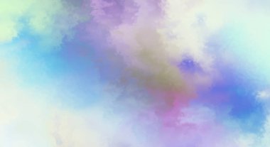 Modern fırça darbeleri. Poster, duvar sanatı, afiş, kart, kitap kapağı veya ambalaj için rahatlatıcı kompozisyonun yumuşak renkli çizimi. Pastel renklerle suluboya. 