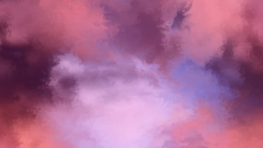 Modern fırça darbeleri. Poster, duvar sanatı, afiş, kart, kitap kapağı veya ambalaj için rahatlatıcı kompozisyonun yumuşak renkli çizimi. Pastel renklerle suluboya. 