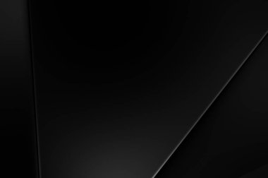 Lüks minimalist tasarım. Fütürist şablon. Karanlık elementleri olan birinci sınıf soyut duvar kâğıdı. Zarif bir zemin. Siyah üç boyutlu geometrik arkaplan. Poster, broşür, sunum için tasarım.