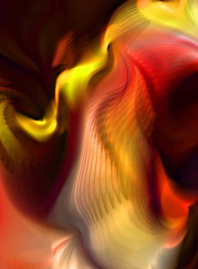 Hareketli girdapların soyut çizimi. Titreşimli renkli kıvrımların dönen akışı. Kıvrımlı ve kıvrımlı arka plan ve çizgiler. Garip duvar kâğıdı tasarımı. Dalgalanma arkaplanı.