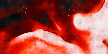 Kova desenli illüstrasyon. Çağdaş ve modern doku. Soyut renk boyama arka planı. Yaratıcı ve sanatsal duvar kağıdı. Fırçalanmış şekilleri ve lekeleri olan sanatsal duvar..