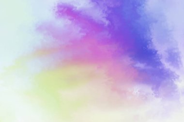 Modern fırça darbeleri. Poster, duvar sanatı, afiş, kart, kitap kapağı veya ambalaj için rahatlatıcı kompozisyonun yumuşak renkli çizimi. Pastel renklerle suluboya. 