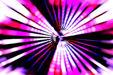 Siyah arkaplanda dönen ışık gösterisi. Lüks çizgiler. Parlak kıvrımlı duvar kağıdı. Uzay tüneli. Dönen ışık çemberi ya da maytap izi. Parlak konsept çizimi.