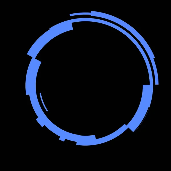 Futuristiska Cirkulära Hud Gränssnittet Element Abstrakt Cirkel Geometrisk Bakgrund Grafisk — Stockfoto