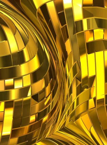 Metalik panel dokusunun 3 boyutlu çizimi. Renkli, parlak, soyut duvar kağıdı. Geometrik teknolojik parlak yansıtıcı arka plan. Yaratıcı parlak kavramsal arkaplan.