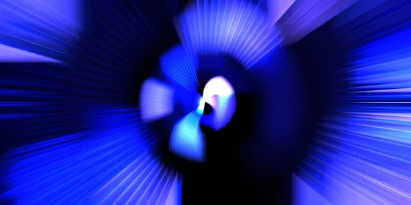 Motion Konceptuální Tapety Grafická Digitální Ilustrace Zářící Neonová Rotační Světla — Stock fotografie