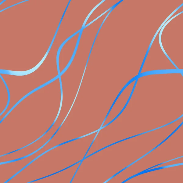 波状反射線のシームレスなパターン 豪華なミニマリスト素材 装飾波と装飾的なモチーフ ウェブ 招待状 ポスター テキスタイルプリントのためのエレガントな壁紙 — ストック写真