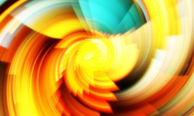 Dönen Işık gösterisi arka planı. Canlı renklerle donatılmış ruhani enerji girdabı. Renkli canlı hareket çizimi. Tanıtım geçmişi. Kutlama grafiği.