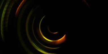 Fotoğraf makinesi konsepti. Soyut arkaplan. Dönen ışık ışınları. Hareketli kavramsal duvar kağıdı. Grafik dijital illüstrasyon. Parlayan neon ışıkları. Parlak sunum tasarım şablonu.