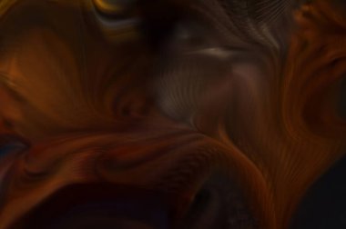 Hareketli girdapların soyut çizimi. Titreşimli renkli kıvrımların dönen akışı. Kıvrımlı ve kıvrımlı arka plan ve çizgiler. Garip duvar kâğıdı tasarımı. Dalgalanma arkaplanı.