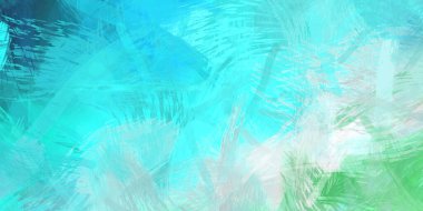 Soyut arkaplanda pürüzlü fırça darbeleri. Fırça boyası. Renkli boya darbeleri. Eşsiz duvar sanatı. Tuvaldeki modern sanat. Renkli çağdaş sanat eserleri.