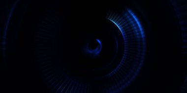 Parlayan neon ışıkları. Parlak sunum tasarım şablonu. Fotoğraf makinesi konsepti. Soyut arkaplan. Dönen ışık ışınları. Hareketli kavramsal duvar kağıdı. Grafik dijital illüstrasyon. 