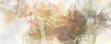 Soyut arkaplanda pürüzlü fırça darbeleri. Fırça boyası. Renkli boya darbeleri. Eşsiz duvar sanatı. Tuvaldeki modern sanat. Renkli çağdaş sanat eserleri.