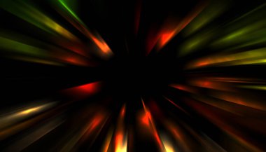 Parlayan yıldızın patlaması. Dinamik renkli arkaplan resmi. Parıldayan ışıklar duvar kağıdı. Tasarımınız için canlı şablon.