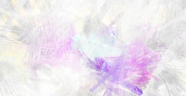 Soyut arkaplanda pürüzlü fırça darbeleri. Fırça boyası. Renkli boya darbeleri. Eşsiz duvar sanatı. Tuvaldeki modern sanat. Renkli çağdaş sanat eserleri.