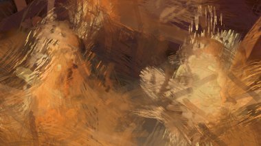 Soyut arkaplanda pürüzlü fırça darbeleri. Fırça boyası. Renkli boya darbeleri. Eşsiz duvar sanatı. Tuvaldeki modern sanat. Renkli çağdaş sanat eserleri.