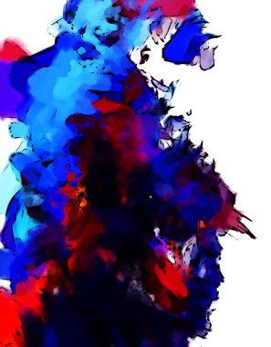 Mürekkep ve fosforlu kalemler yaratıcı çizimler. Beyaz arka planda boyama. El çizimi soyut renk dokuları. Poster, kart, davetiye, pankart, broşür, broşür için tasarım. Boyalı fırça darbeleri