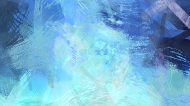 Soyut arkaplanda pürüzlü fırça darbeleri. Fırça boyası. Renkli boya darbeleri. Eşsiz duvar sanatı. Tuvaldeki modern sanat. Renkli çağdaş sanat eserleri.