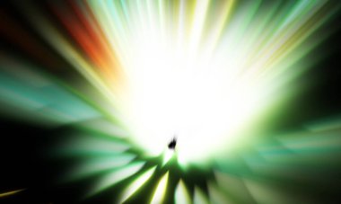 Siyah zemin üzerinde ışık parçacığı izleri. Parlayan parçacıkları ve çizgileri olan ışık patlaması yıldızı. Güzel hareketli soyut ışınlar duvar kağıdı. Renkli Patlama grafiği. Işık ışınlarının patlaması. 