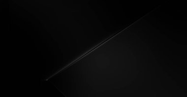 Lüks minimalist tasarım. Fütürist şablon. Karanlık elementleri olan birinci sınıf soyut duvar kâğıdı. Zarif bir zemin. Siyah üç boyutlu geometrik arkaplan. Poster, broşür, sunum için tasarım.