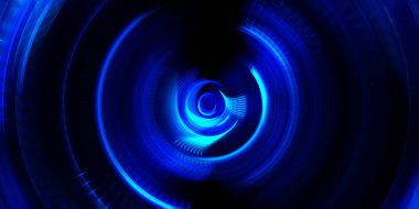 Fotoğraf makinesi konsepti. Soyut arkaplan. Dönen ışık ışınları. Hareketli kavramsal duvar kağıdı. Grafik dijital illüstrasyon. Parlayan neon ışıkları. Parlak sunum tasarım şablonu.