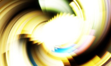 Dönen Işık gösterisi arka planı. Canlı renklerle donatılmış ruhani enerji girdabı. Renkli canlı hareket çizimi. Tanıtım geçmişi. Kutlama grafiği.