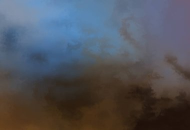 Modern fırça darbeleri. Poster, duvar sanatı, afiş, kart, kitap kapağı veya ambalaj için rahatlatıcı kompozisyonun yumuşak renkli çizimi. Pastel renklerle suluboya. 