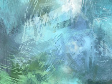 Soyut arkaplanda pürüzlü fırça darbeleri. Fırça boyası. Renkli boya darbeleri. Eşsiz duvar sanatı. Tuvaldeki modern sanat. Renkli çağdaş sanat eserleri.