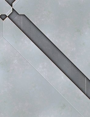 Katmanlı paneller. Fütürist soyut duvar kağıdı. Geometrik teknolojik yansıtıcı arka plan 3D metalik doku. Uzay gemisi desen yüzeyi.