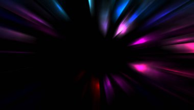 Parlayan yıldızın patlaması. Dinamik renkli arkaplan resmi. Parıldayan ışıklar duvar kağıdı. Tasarımınız için canlı şablon.