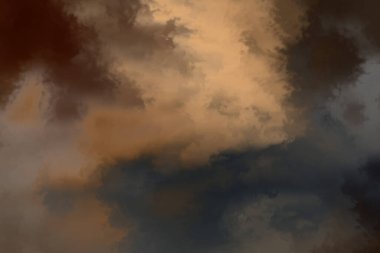 Modern fırça darbeleri. Poster, duvar sanatı, afiş, kart, kitap kapağı veya ambalaj için rahatlatıcı kompozisyonun yumuşak renkli çizimi. Pastel renklerle suluboya. 