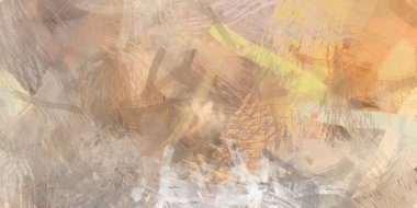 Soyut arkaplanda pürüzlü fırça darbeleri. Fırça boyası. Renkli boya darbeleri. Eşsiz duvar sanatı. Tuvaldeki modern sanat. Renkli çağdaş sanat eserleri.