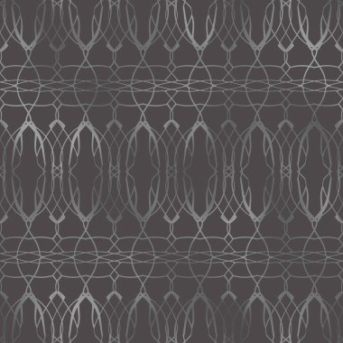 Dekoratif geometrik motif. Lüks minimalist süs malzemesi. İnce örgülü kusursuz desen. Web, kartvizit, davetiye, poster, tekstil baskısı için zarif duvar kağıdı.