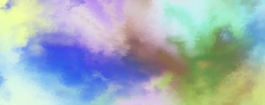 Modern fırça darbeleri. Poster, duvar sanatı, afiş, kart, kitap kapağı veya ambalaj için rahatlatıcı kompozisyonun yumuşak renkli çizimi. Pastel renklerle suluboya. 