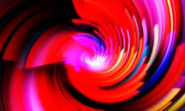 Revolving Light Show Background Ethereal Energetic Swirl Rotation Vivid Colors — Stock Photo, Image