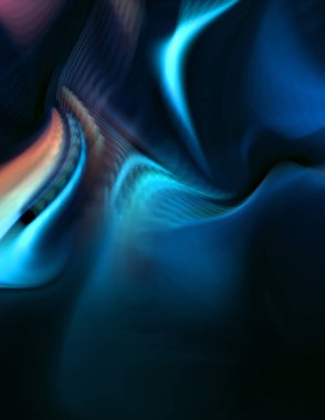 Hareketli girdapların soyut çizimi. Titreşimli renkli kıvrımların dönen akışı. Kıvrımlı ve kıvrımlı arka plan ve çizgiler. Garip duvar kâğıdı tasarımı. Dalgalanma arkaplanı.