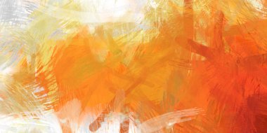 Soyut arkaplanda pürüzlü fırça darbeleri. Fırça boyası. Renkli boya darbeleri. Eşsiz duvar sanatı. Tuvaldeki modern sanat. Renkli çağdaş sanat eserleri.