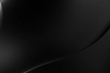 Web sitesi, poster, marka kimliği, broşür, sunum şablonu için lüks koyu bir arka plan. Dalgalı şekilli kaliteli tasarım. Dalgalanmalı soyut arkaplan. Pankart veya kapak tasarımı için dekorasyon.