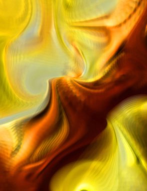 Hareketli girdapların soyut çizimi. Titreşimli renkli kıvrımların dönen akışı. Kıvrımlı ve kıvrımlı arka plan ve çizgiler. Garip duvar kâğıdı tasarımı. Dalgalanma arkaplanı.