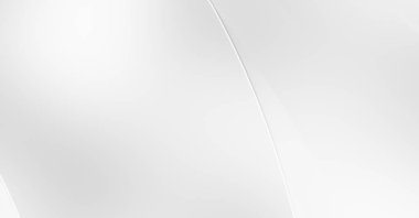 3 boyutlu illüstrasyon. Beyaz kıvrımlı yüzey. Lüks dokuma duvar kağıdı. Zarif bir zemin. Soyut fütüristik geçmiş. Minimalist geometrik kapak tasarımı. Çarpık beyaz çizgiler.